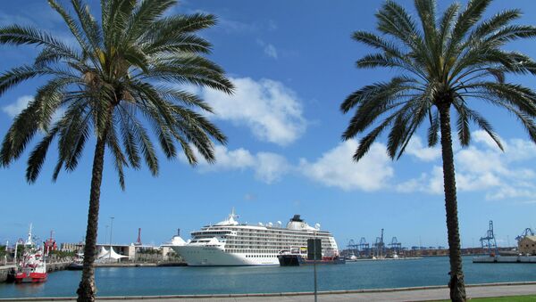 Crucero The World en el puerto de Las Palmas de Gran Canaria - Sputnik Mundo