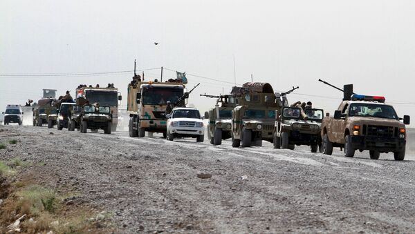 Paramilitares chiítas viajan hacia Ramadi para luchar contra el Estado Islámico - Sputnik Mundo