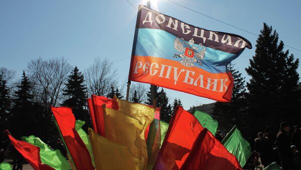 Bandera de Donbás - Sputnik Mundo