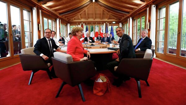 Líderes de los países participantes de G7 - Sputnik Mundo
