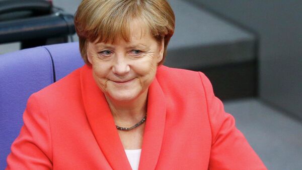 Angela Merkel, canciller de Alemania, en Bundestag, el 18 de junio, 2015 - Sputnik Mundo