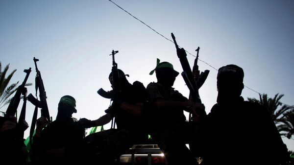 Militantes de Hamás en Gaza (archivo) - Sputnik Mundo