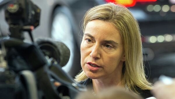 Federica Mogherini, alta representante de la UE para Asuntos Exteriores y Política de Seguridad - Sputnik Mundo
