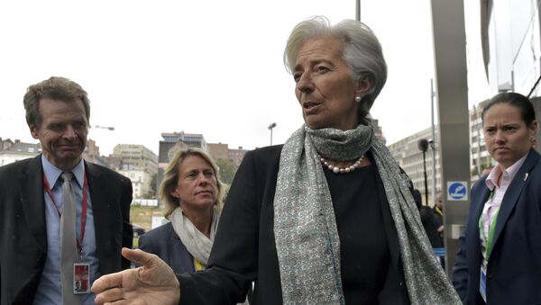 Christine Lagarde, jefa del Fondo Monetario Internacional (FMI) - Sputnik Mundo