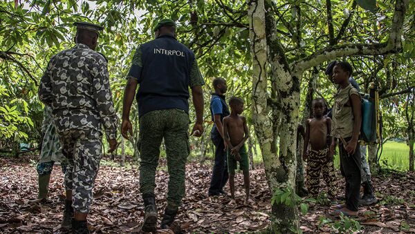 Operación de Interpol contra el tráfico y explotación infantil en Costa de Marfil - Sputnik Mundo