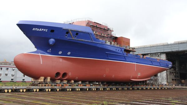 El nuevo barco Elbrús del proyecto 23120 - Sputnik Mundo