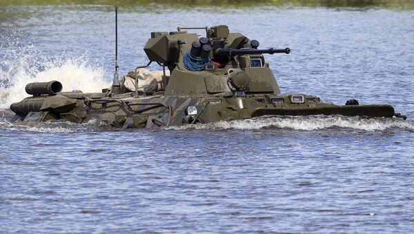 Vehículo blindado BTR-82A - Sputnik Mundo