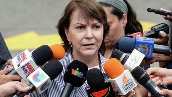 Mitzy Capriles, esposa del opositor venezolano Antonio Ledezma (Archivo) - Sputnik Mundo