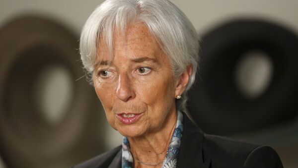 Christine Lagarde, directora del Fondo Monetario Internacional (FMI), el 1 de julio, 2015 - Sputnik Mundo
