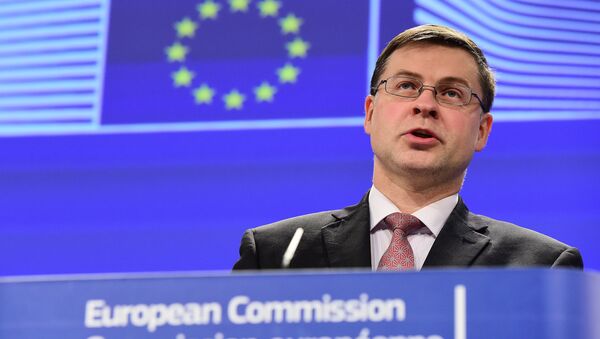 Vicepresidente de la Comisión Europea, Valdis Dombrovskis - Sputnik Mundo