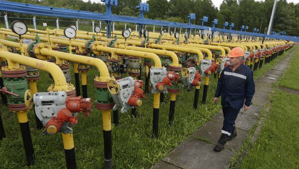 Almacén subterráneo de gas en el oeste de Ucrania - Sputnik Mundo