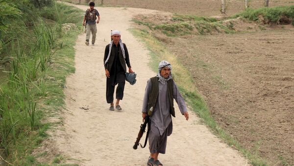 Policía local de Afganistán (Archivo) - Sputnik Mundo