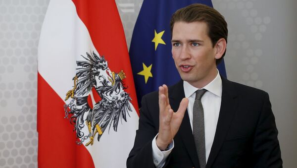Sebastian Kurz, ministro de Exteriores de Austria - Sputnik Mundo