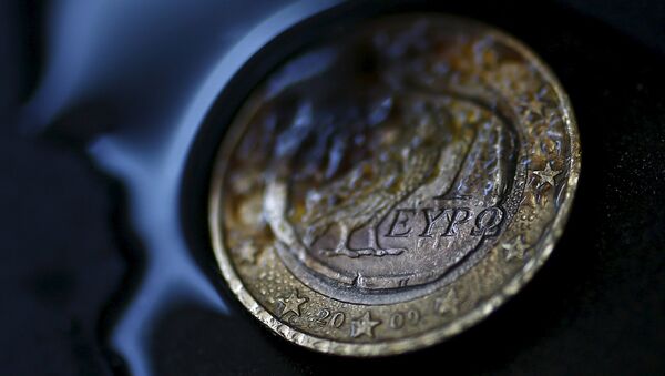 Moneda de un euro - Sputnik Mundo