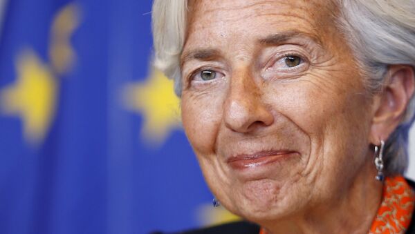 Christine Lagarde, directora del Fondo Monetario Internacional, el 18 de junio, 2015 - Sputnik Mundo