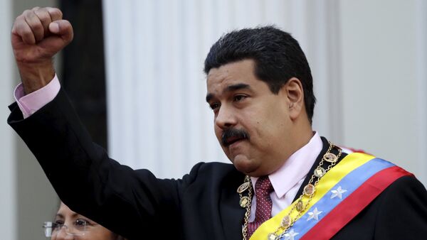 Nicolás Maduro, presidente de Venezuela, en la Asamblea Nacional en Caracas (archivo) - Sputnik Mundo