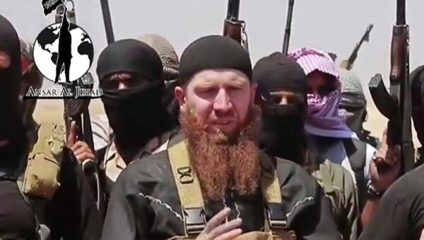 Señor de la guerra rusoparlante de Estado Islámico, Abu Omar al-Shishani - Sputnik Mundo