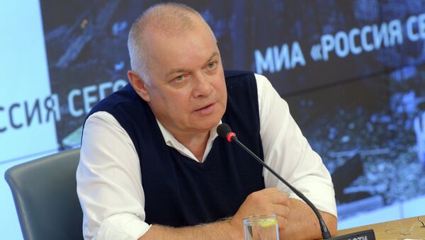 Director general de la agencia de noticias Rossiya Segodnya, Dmitri Kiseliov - Sputnik Mundo