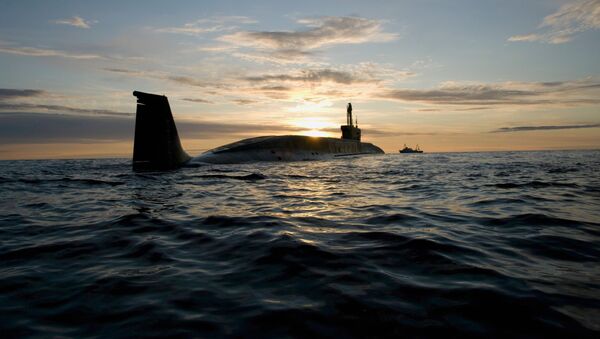 Un submarino nuclear tipo 955 Boréi (archivo) - Sputnik Mundo