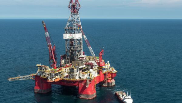 Plataforma petrolífera de Pemex en Golfo de México (archivo) - Sputnik Mundo