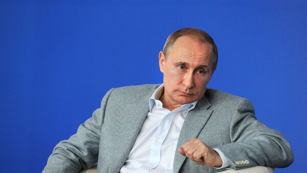 Vladímir Putin, presidente de Rusia, el 14 de julio, 2015 - Sputnik Mundo