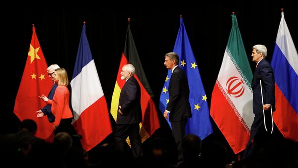Participantes de las negociaciones sobre el programa nuclear iraní en Viena - Sputnik Mundo