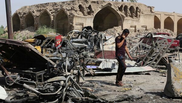Explosión de una coche bomba en Bagdad (archivo) - Sputnik Mundo