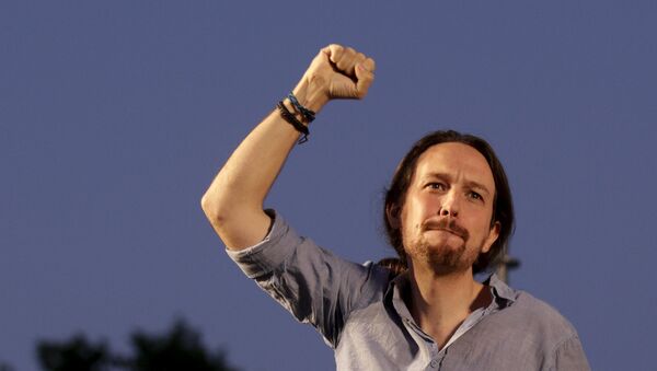 Pablo Iglesias, líder del partido Podemos (archivo) - Sputnik Mundo