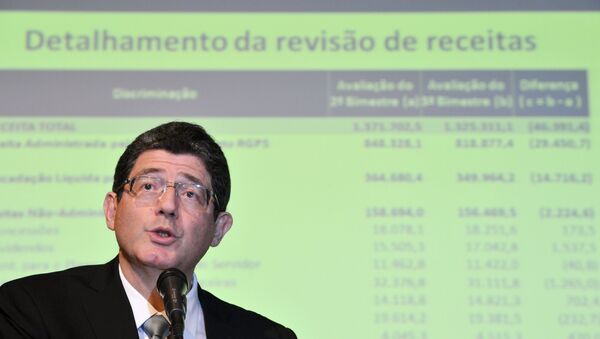 El ministro de Economía y Hacienda de Brasil, Joaquim Levy - Sputnik Mundo