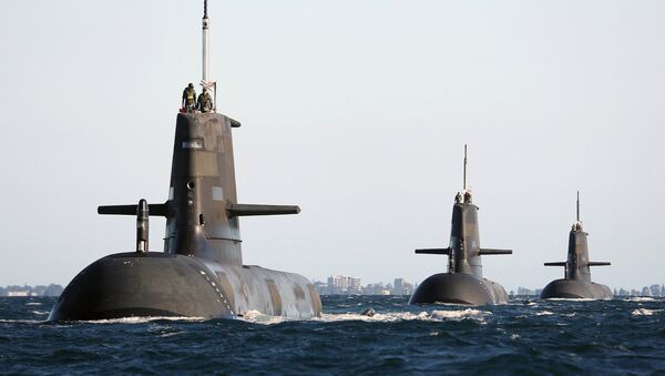 Los submarinos de la Armada de Australia - Sputnik Mundo