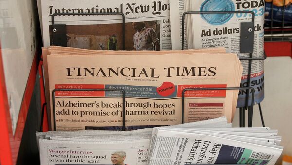 Periódico Financial Times (archivo) - Sputnik Mundo