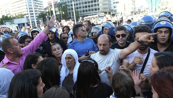 Protestas en Ankara - Sputnik Mundo