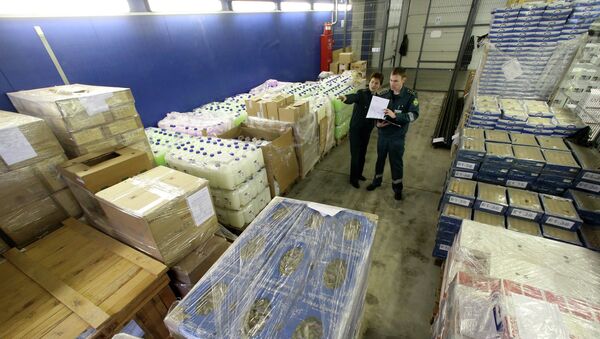 Inspección de los alimentos importados en la región de Kaliningrad - Sputnik Mundo