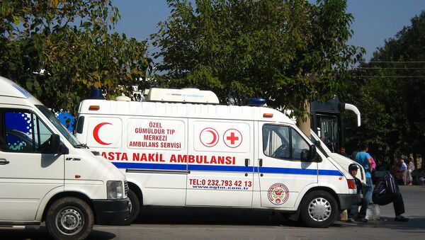 Ambulancia, Turquía - Sputnik Mundo