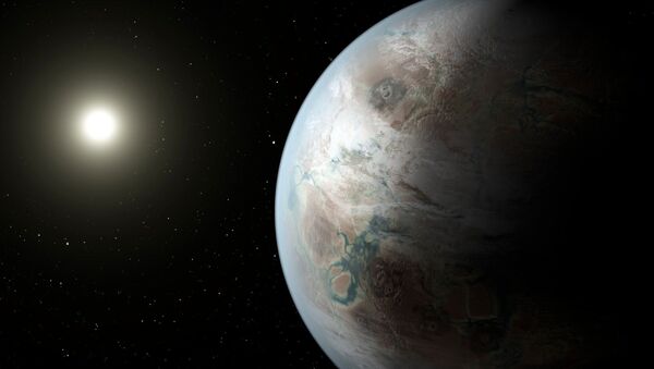 Imágen de la posible apariencia de la exoplaneta Kepler-452b - Sputnik Mundo