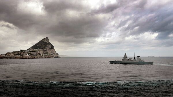 Destructor de la Marina Real Británica cerca de Gibraltar - Sputnik Mundo