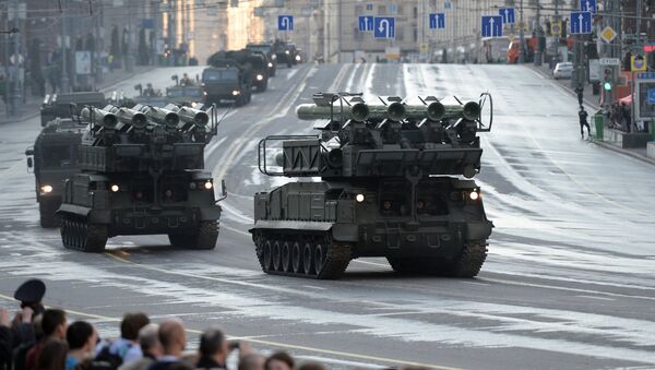 Ensayo del desfile militar en la Plaza Roja en Moscú - Sputnik Mundo