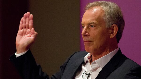 Britain's former Prime Minister and former Labour Party leader, Tony Blair, gestures as he speaks at an event attended by Labour supporters in central London on July 22, 2015. - Sputnik Mundo