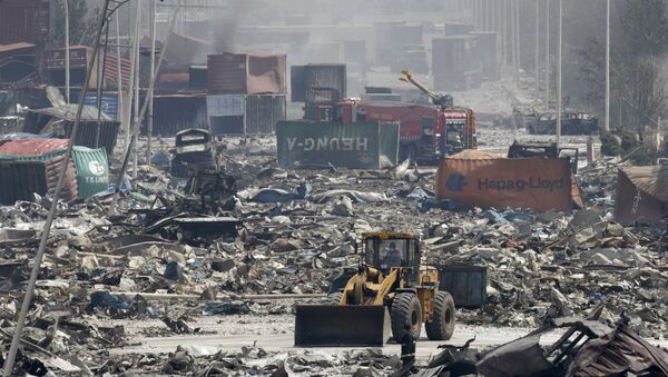 Consecuencias de la explosión en Tianjin - Sputnik Mundo
