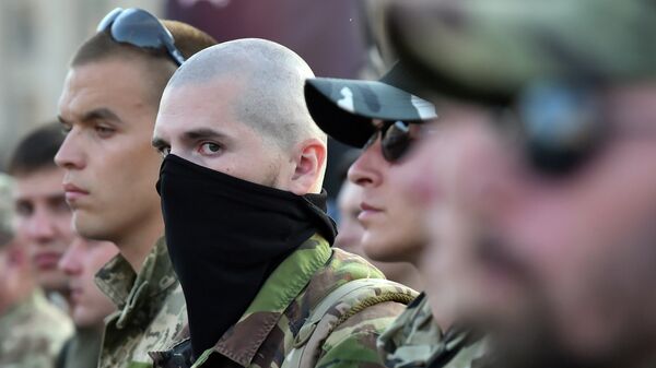 Radicales ucranianos (Archivo) - Sputnik Mundo