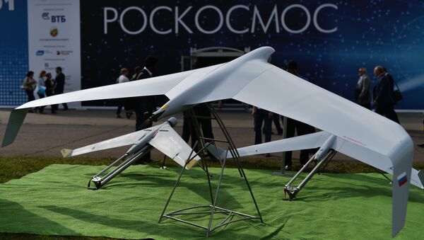 Dron Zala 421-16E5 en Salón Aeroespacial MAKS 2015 - Sputnik Mundo