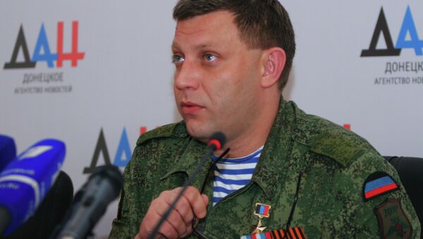 Alexandr Zajárchenko, el líder de la autoproclamada República Popular de Donetsk - Sputnik Mundo