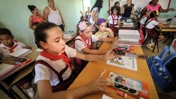 Escuela en Cuba - Sputnik Mundo