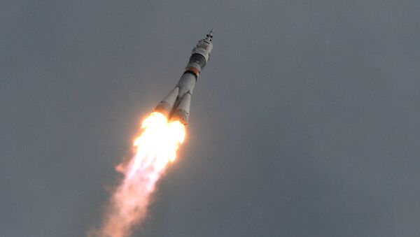 Lanzamiento del cohete Soyuz (archivo) - Sputnik Mundo