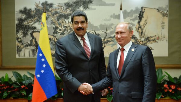 Presidente de Venezuela, Nicolás Maduro, y su homólogo ruso, Vladímir Putin - Sputnik Mundo