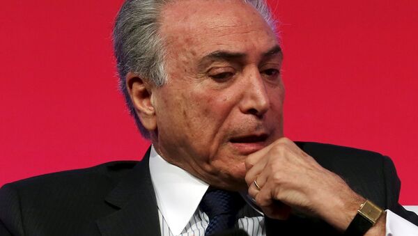El vicepresidente de la República de Brasil, Michel Temer - Sputnik Mundo
