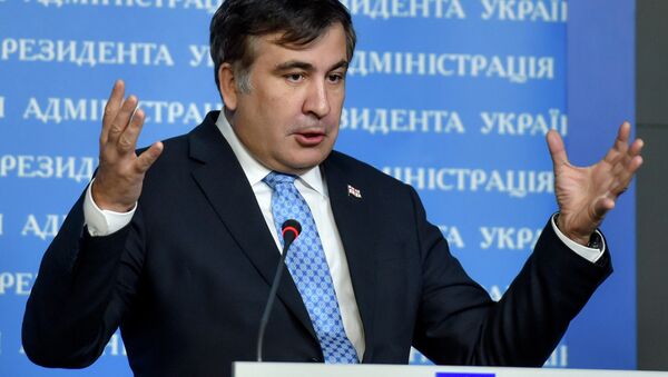 Экс-президент Грузии и советник президента Украины М.Саакашвили - Sputnik Mundo