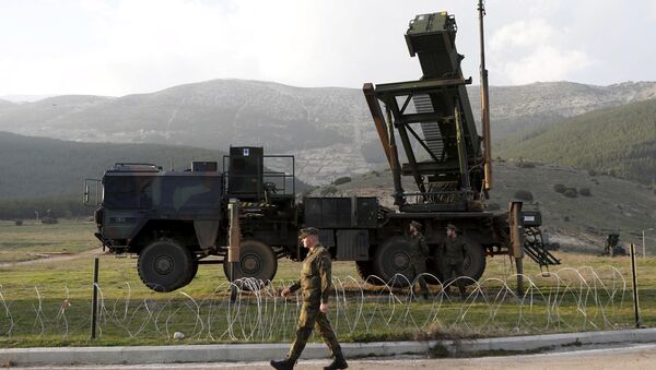 Sistemas de misiles antiaéreos Patriot en la base militar turca en Kahramanmaras (archivo) - Sputnik Mundo
