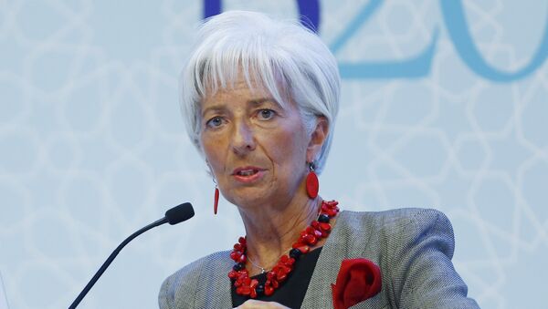 Christine Lagarde, directora del Fondo Monetario Internacional (FMI) - Sputnik Mundo
