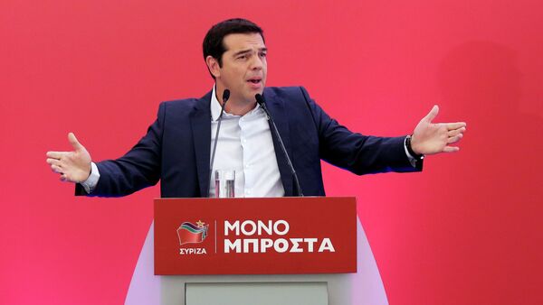 Alexis Tsipras, exprimer ministro de Grecia - Sputnik Mundo